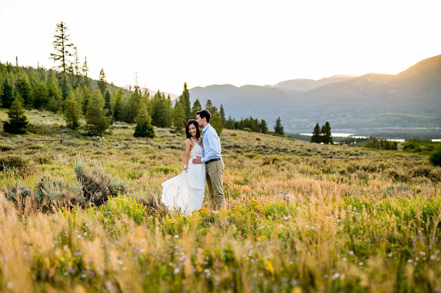 Engagement session in Breckenridge