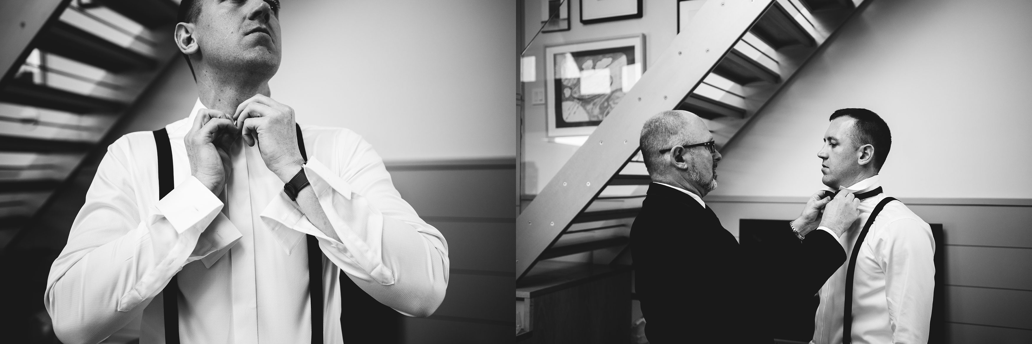 Groomsmen getting ready