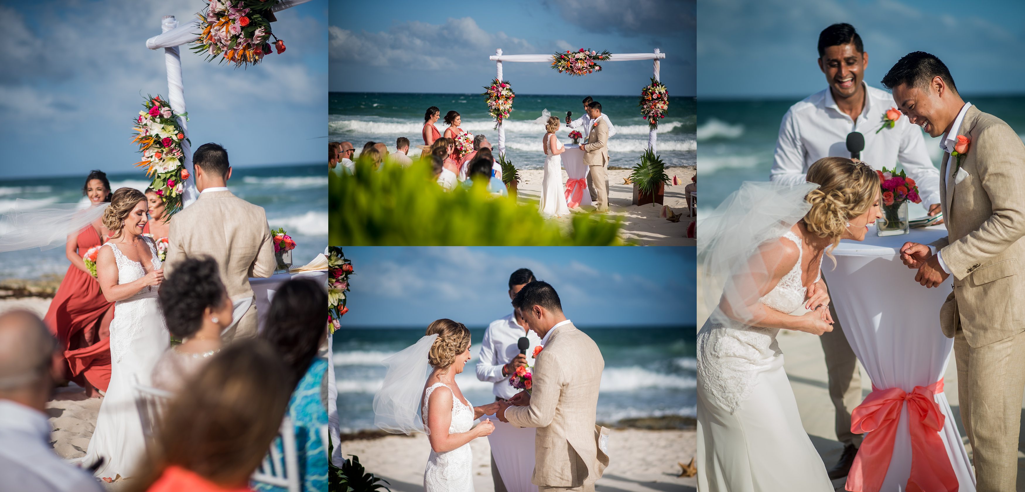 Beach weddings, Mexico weddings, destination wedding photographers, valentine imperial weddings