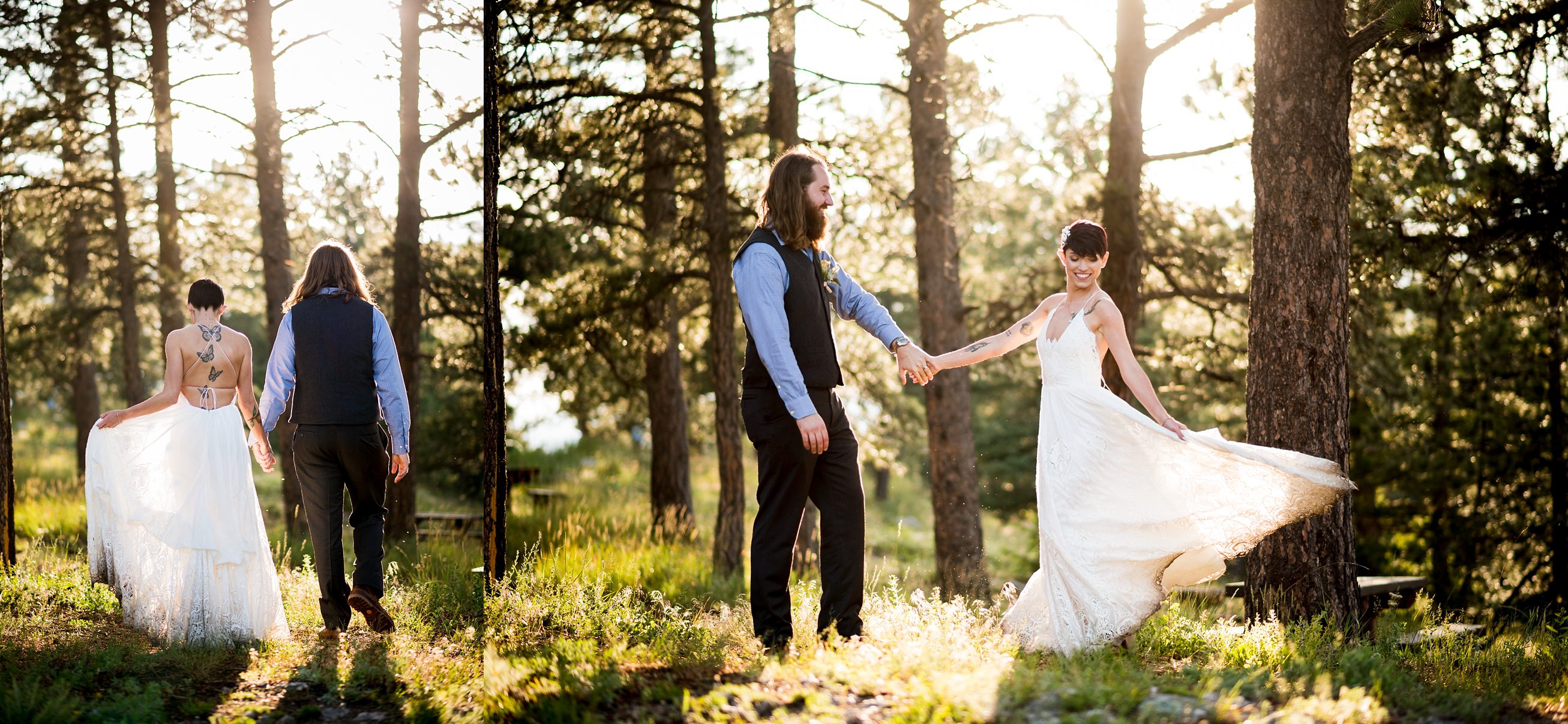 Colorado Wedding Photographers, Sunrise Amphitheater Wedding Photos