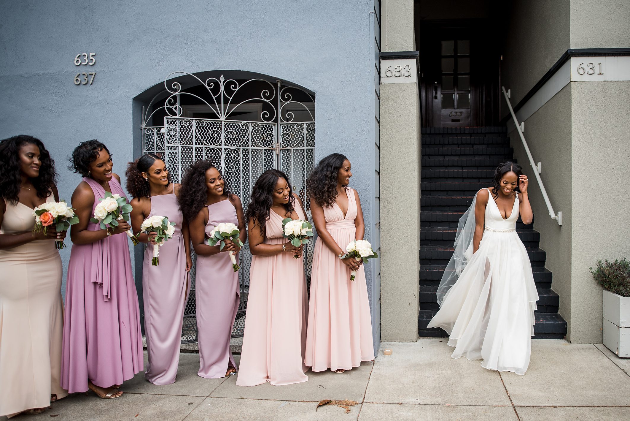 San Fransisco Wedding Photographers, Bridesmaid dresses