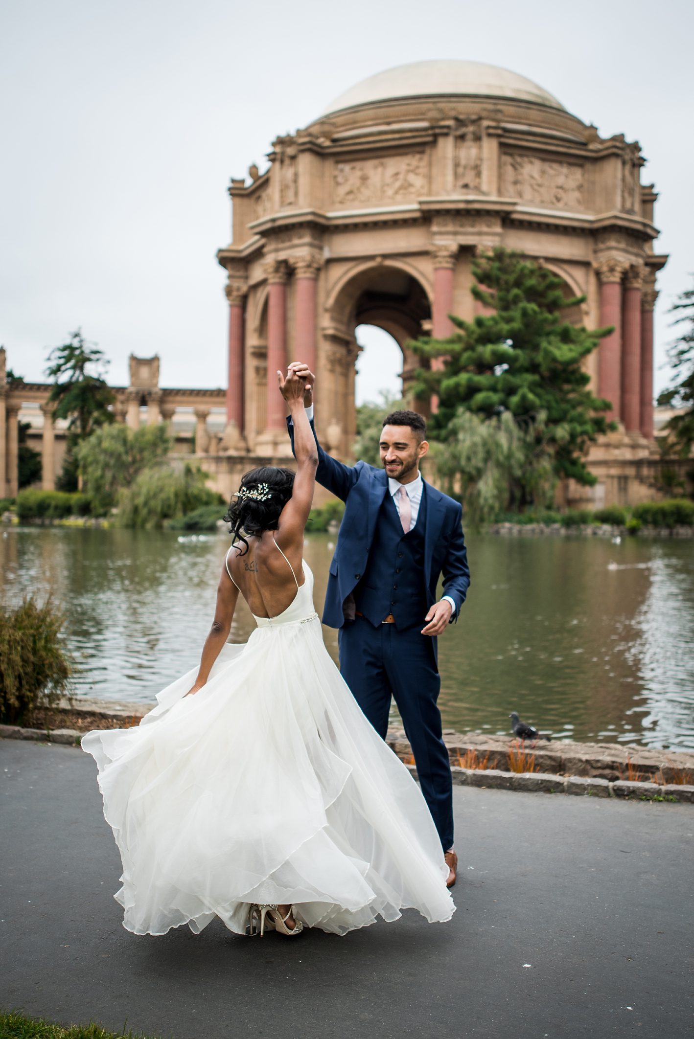 San Fransisco Wedding Photographers, The Palace of Fine Arts