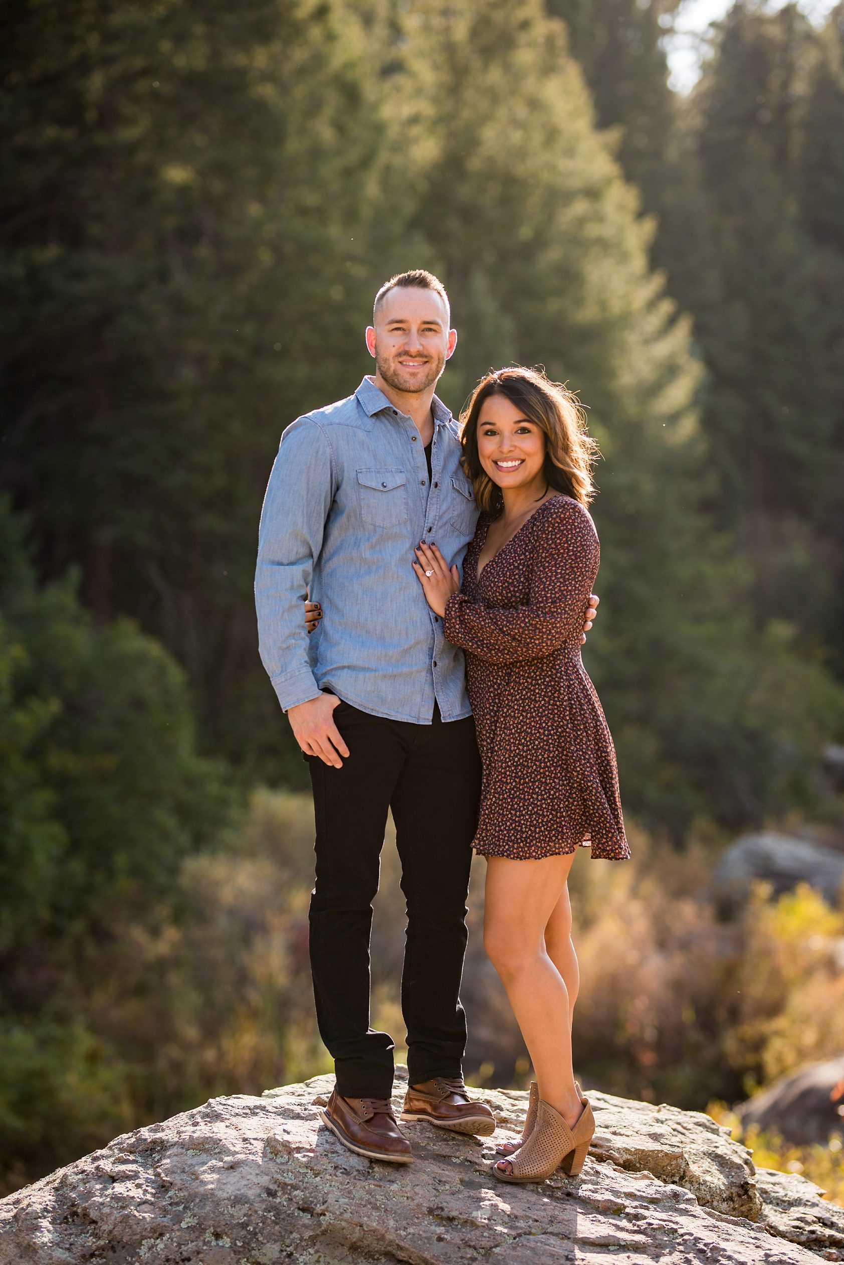 Colorado engagement session in Castle Rock