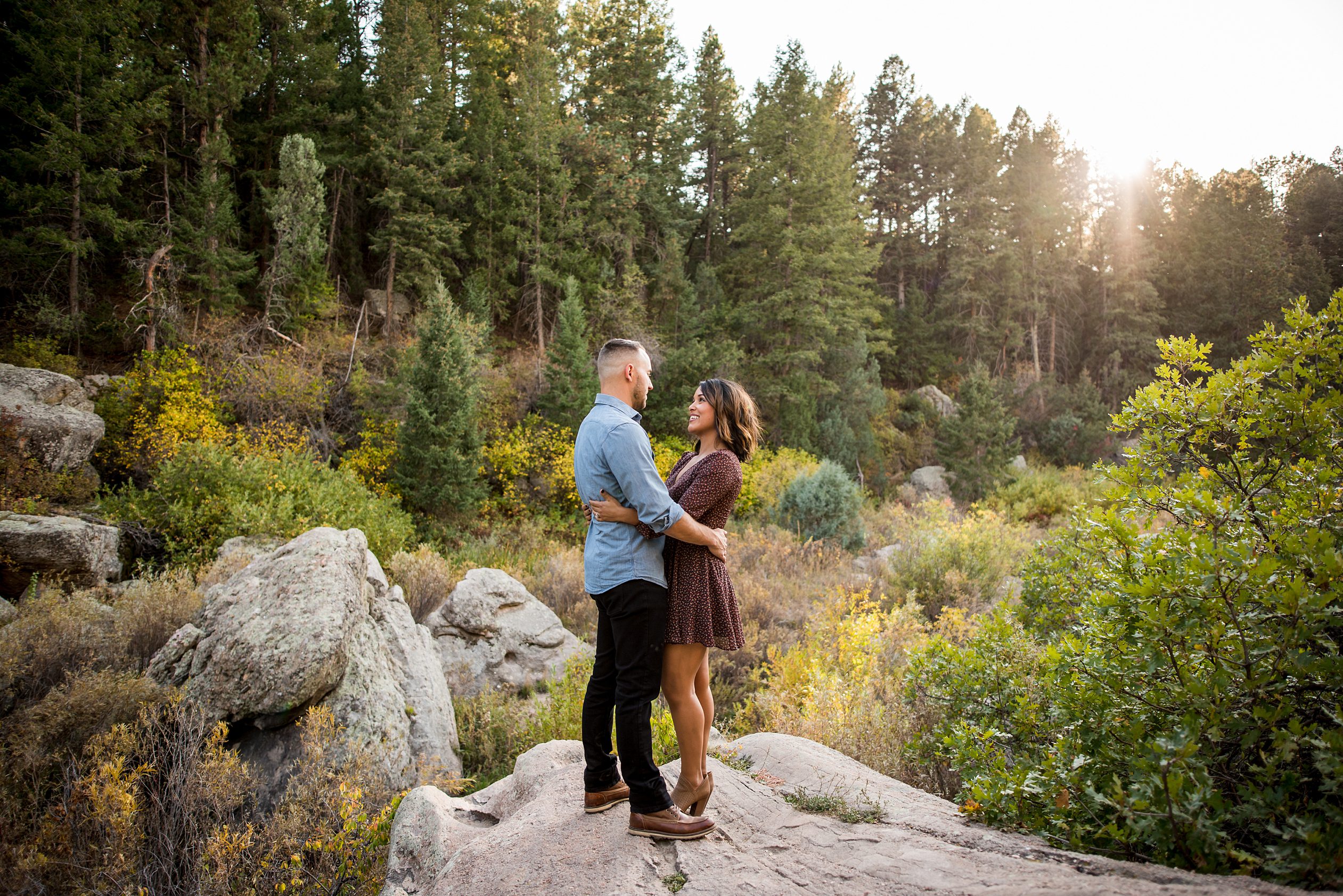 Colorado engagement session in Castle Rock