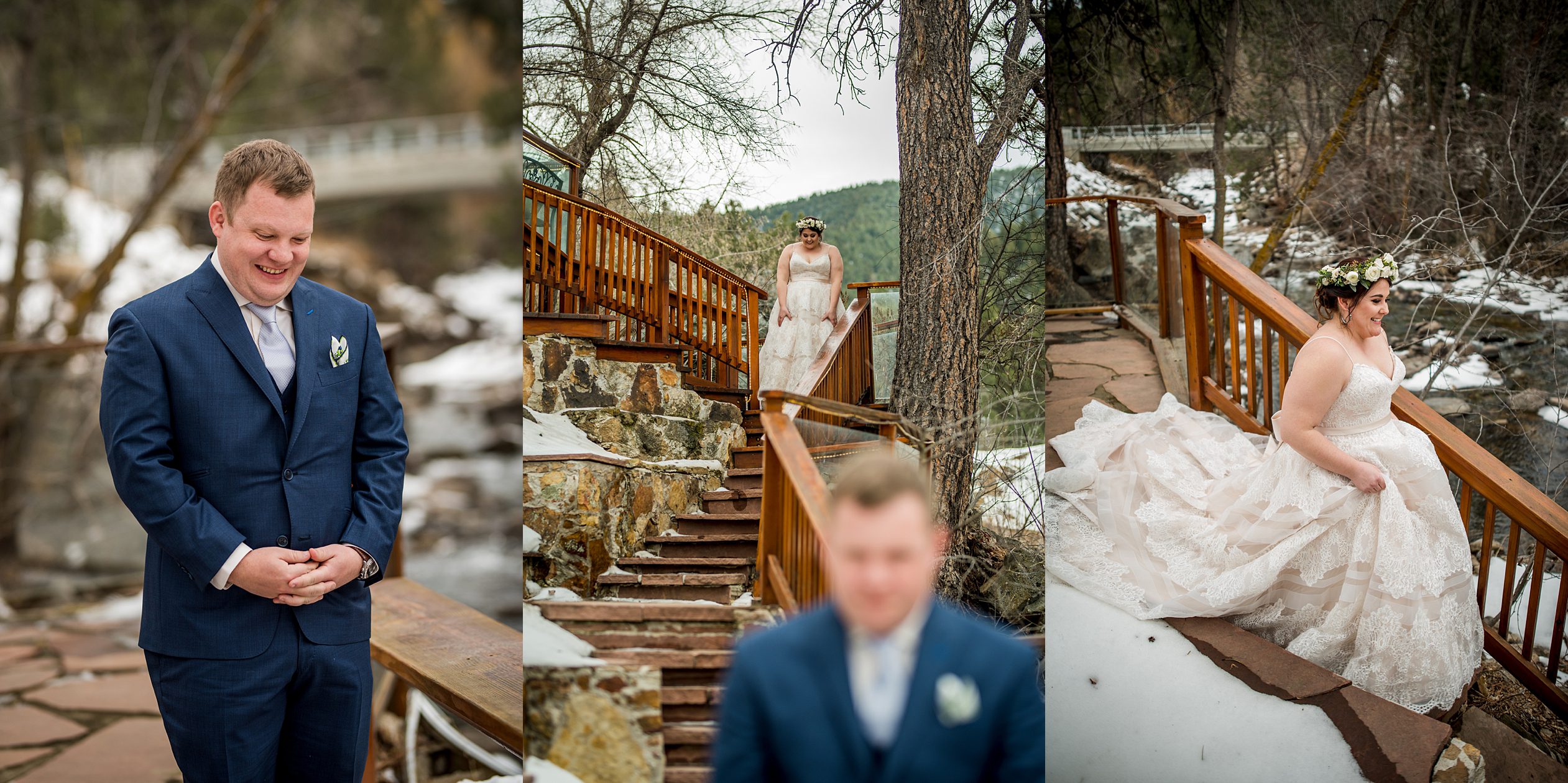 Wedgewood at Boulder Creek Wedding, First Look