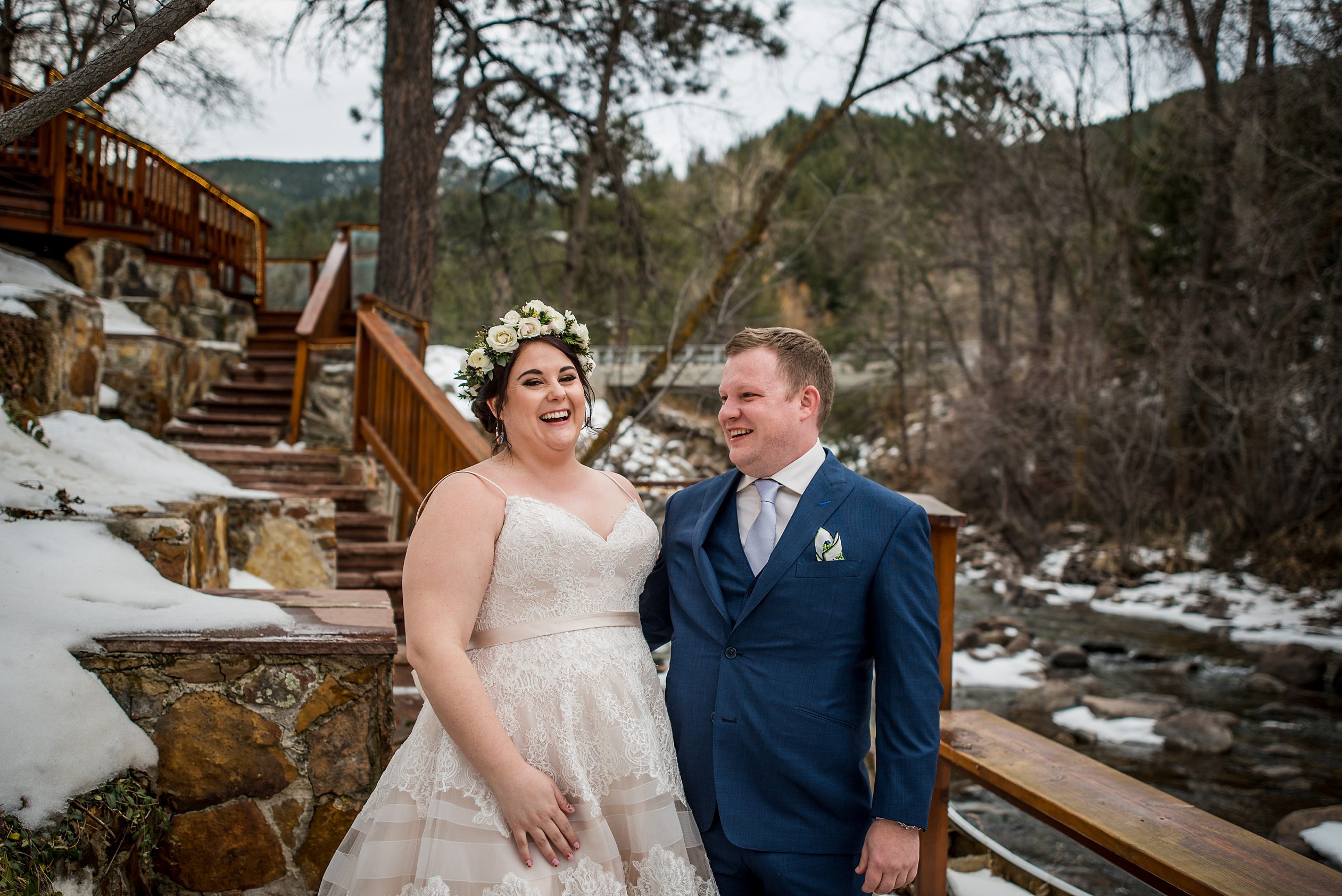 Wedgewood at Boulder Creek Wedding, bride and groom