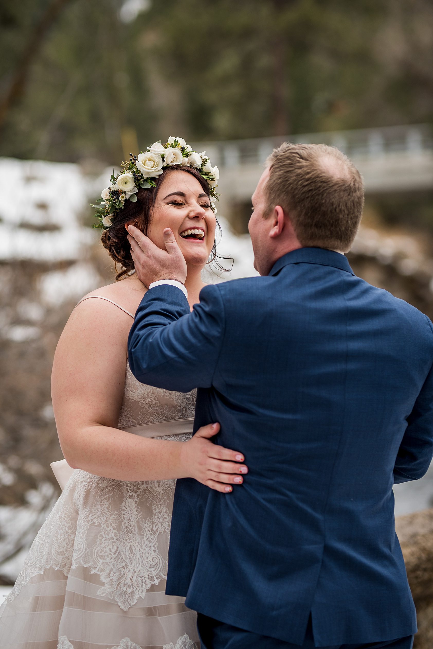 Wedgewood at Boulder Creek Wedding, bride and groom
