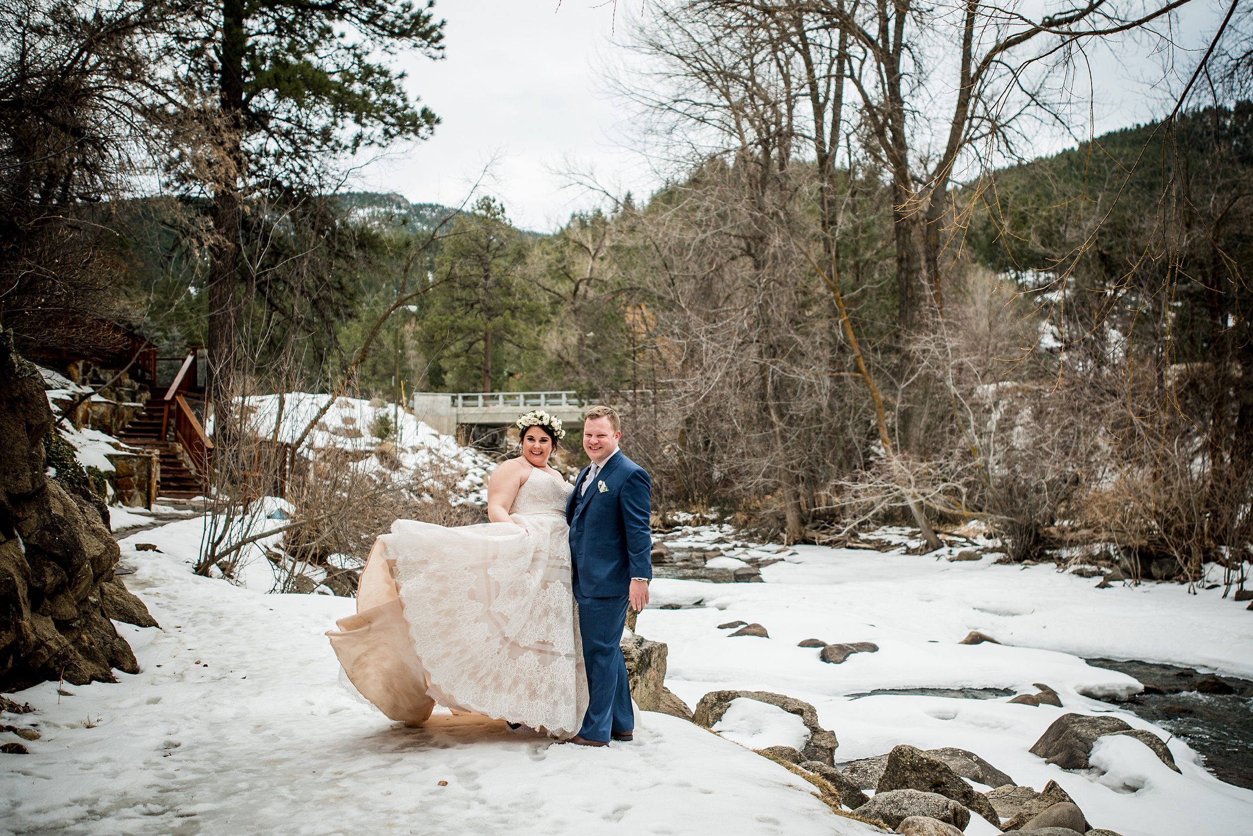Wedgewood at Boulder Creek Wedding, bride and groom