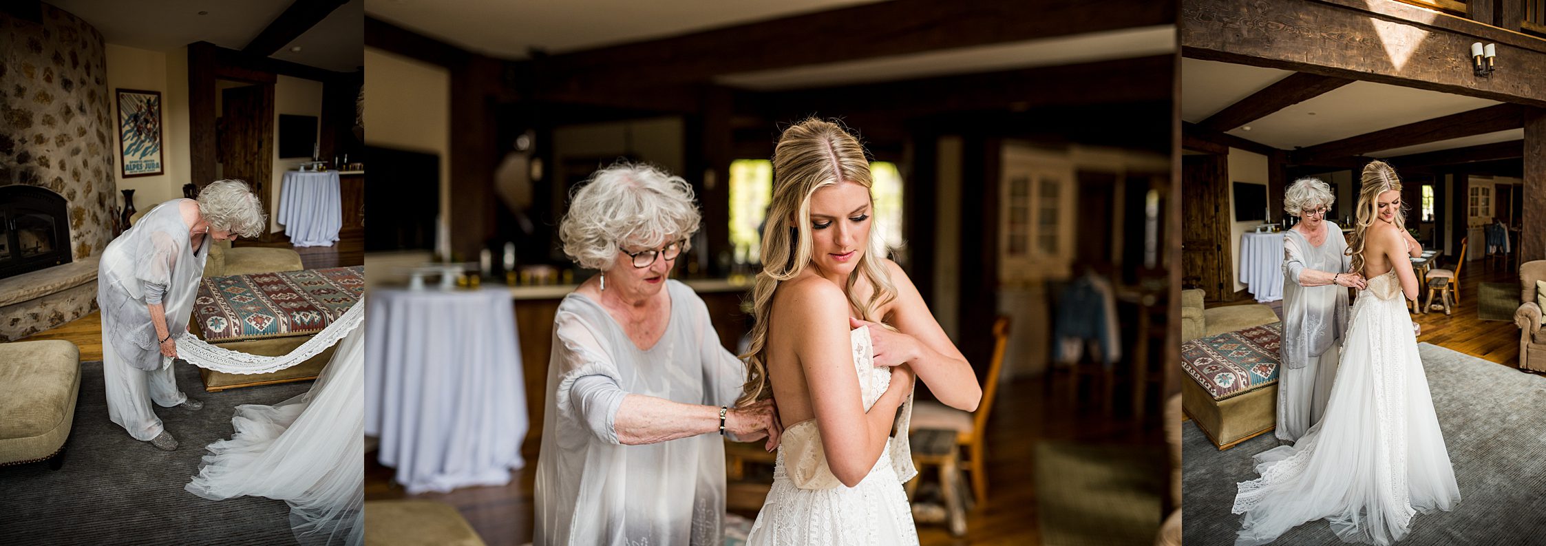 Bride getting ready photos