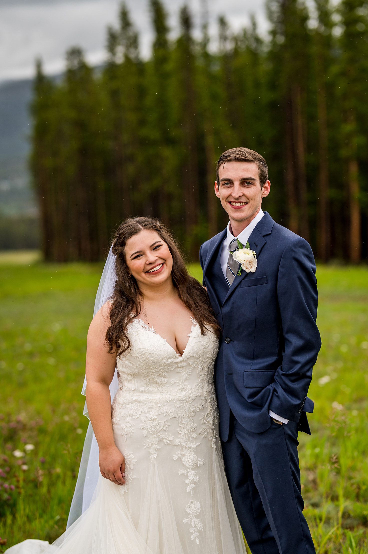 Bride and groom at Ten Mile Station