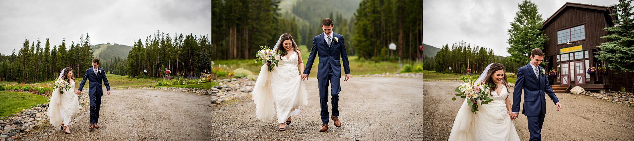 bride and groom enjoying their time together before their Ten Mile Station wedding